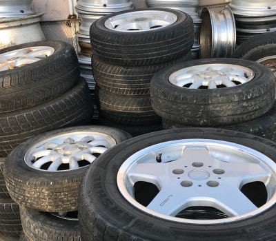 アルミホイ-ルタイヤ付15